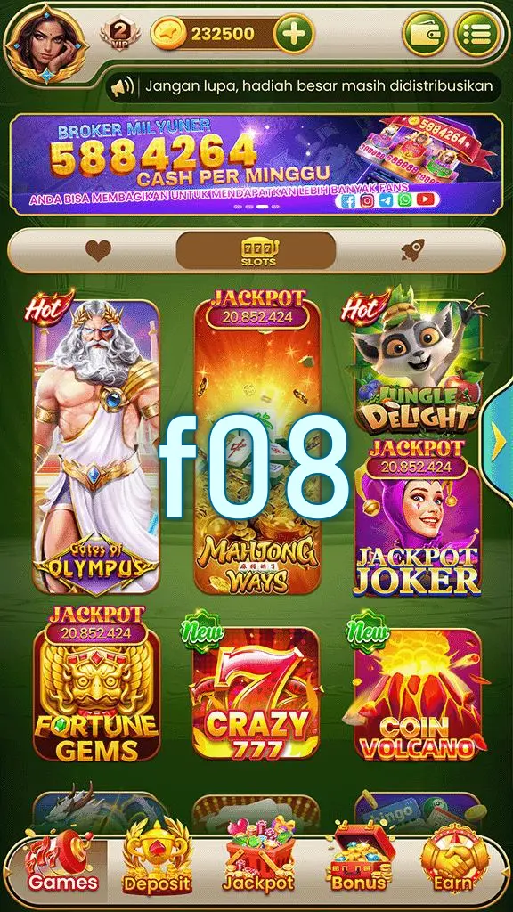 f08 Tangkapan Layar Resmi APK